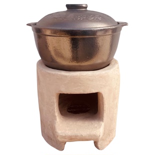 柴火泥土灶土灶砂锅饭店农家乐怀旧泥炉炖鸡汤吊子 老家味道商用