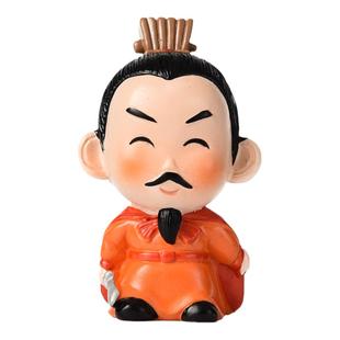 成都旅游文创纪念品三国人物小公仔车载摆件中国特色送老外礼物品