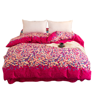 全棉加厚磨毛被套100%棉秋冬被套