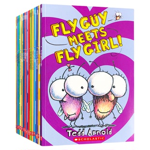 太空人点读版 Fly Guy 苍蝇小子 flyguy 苍蝇小子英文版 全彩英语初级章节桥梁书 儿童趣味爆笑英语读物桥梁书 中小学生课外阅读