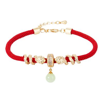 zeroline卷卷蛇手链女轻奢小众精致编织红绳蛇年本命年手绳生肖蛇