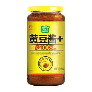 欣和葱伴侣黄豆酱900g六月香东北大豆酱炒菜拌面蘸焖炖烧鱼调味酱