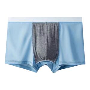 男士冰丝内裤男生四角裤头石墨烯抗菌裆平角短裤衩夏季底裤