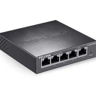 TP-LINK/普联TL-SG1005D全千兆5口网络交换机五口1进4出高速1000M钢壳即插即用非网管网线接口扩展网口分流器