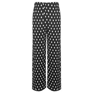 【自制款】遇见大码 松紧腰高腰垂坠感波点宽松胖mm阔腿裤200斤