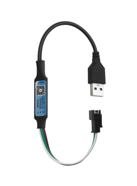 SP621E幻彩手机蓝牙音乐APP控制器WS2811/2812B-LED灯带灯条5-24V