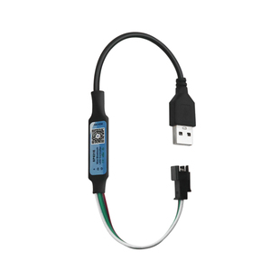 SP621E幻彩手机蓝牙音乐APP控制器WS2811/2812B-LED灯带灯条5-24V