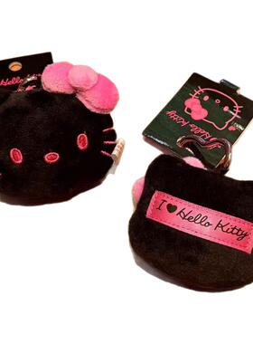 日本代购毛绒玩偶限定I love hellokitty爱心扣猫头包包挂饰挂件
