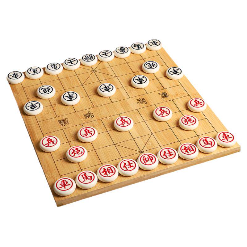 仿牙初学儿童加厚家用便携式象棋