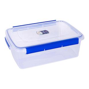 塑料食品盒长方形透明大号塑料盒子透明保鲜盒塑胶盒厨房收纳卡扣