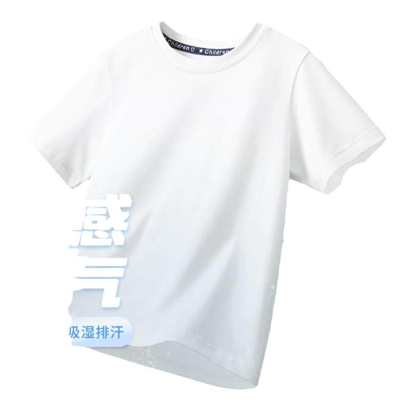 拉夏贝尔女童短袖t恤衫儿童透气