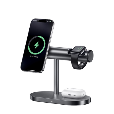 jeefanco带夜灯三合一无线充电器