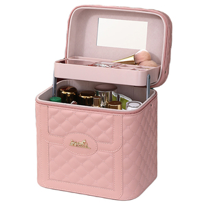 2023新款多功能化妆包女高级感化妆收纳盒大容量便携手提化妆箱盒