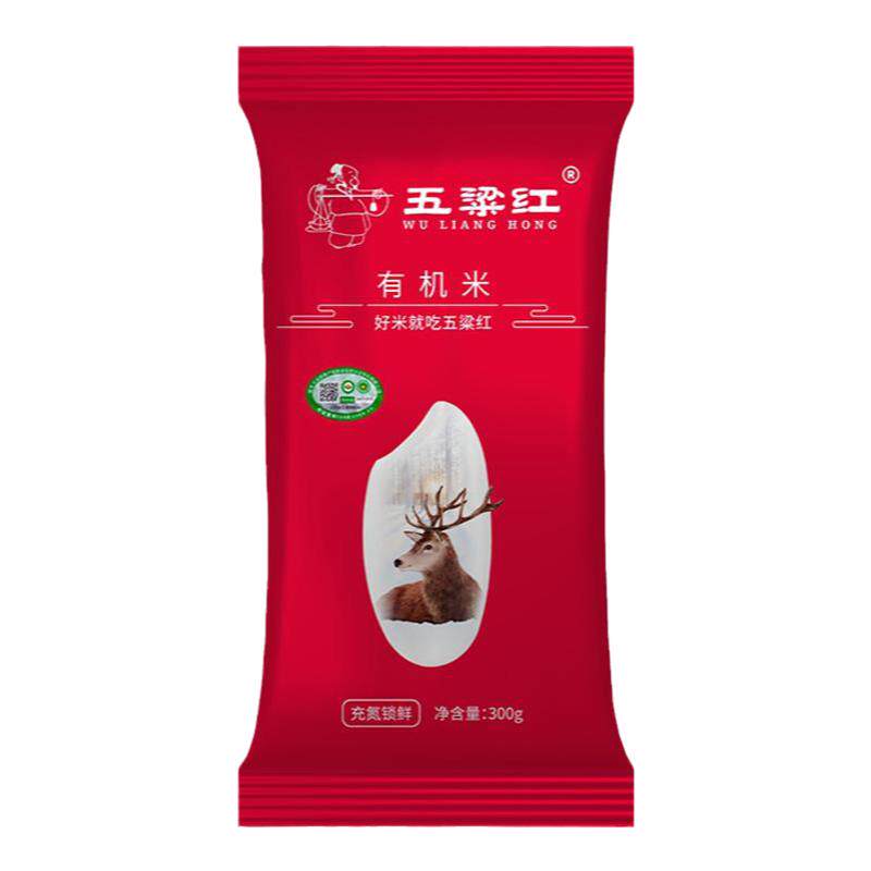 五粱红特等有机稻花香大米300g