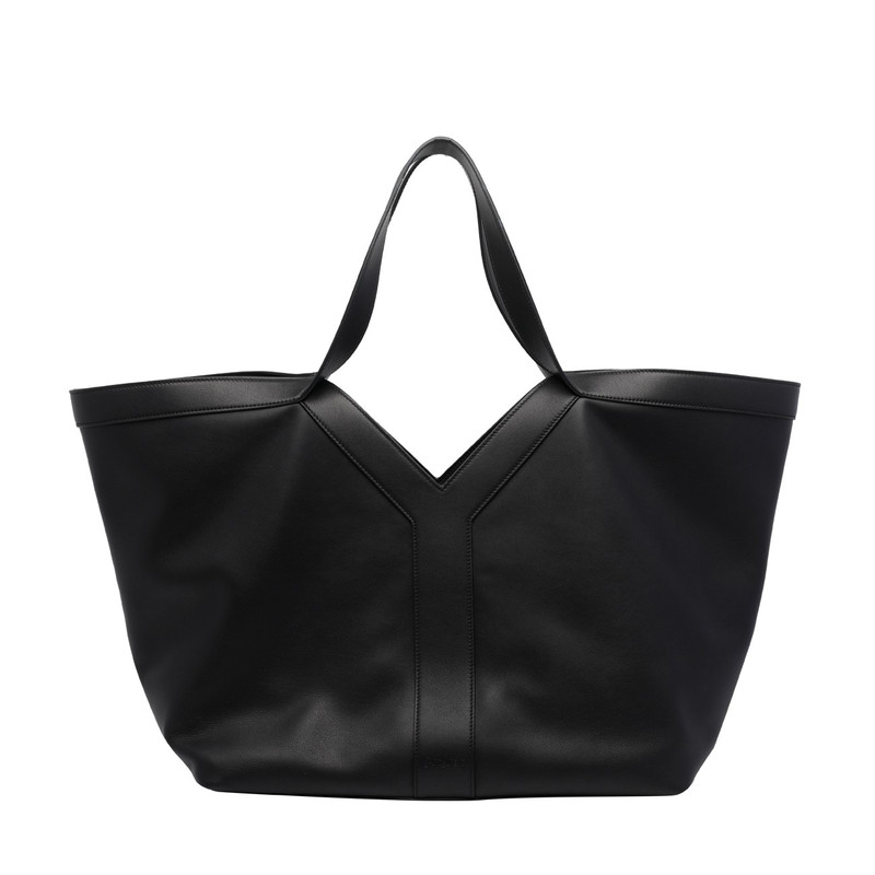 Saint Laurent圣罗兰YSL Y TOTE 女士黑色真皮包26早春意大利代购