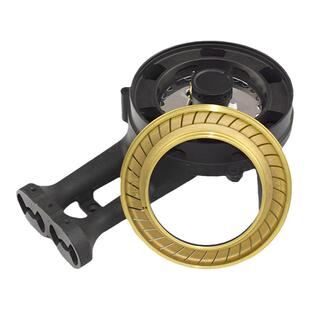 适用美的燃气灶配件炉头火盖Q636/QL303/MQ7211煤气灶灶头分火器