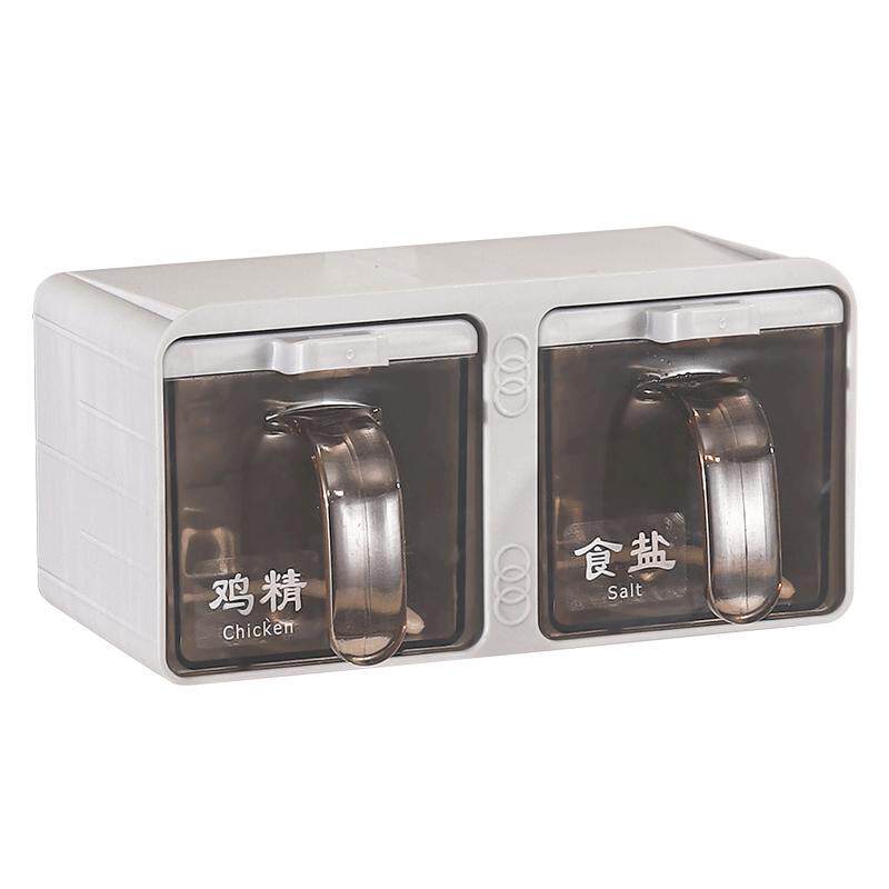 贵人鱼厨房调料盒带盖子密封更好