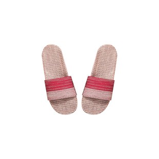 JOJO'S L. PD.disk. 亚麻拖鞋夏情侣居家用室内防滑不臭脚 | 硬盘