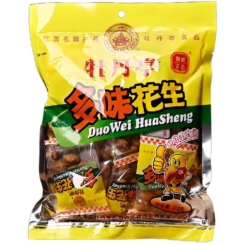大余牡丹亭多味花生312g小包装