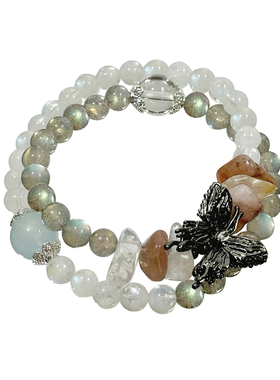 涅槃重生好运双圈月光手串