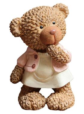 美式儿童房卡通风甜心熊熊摆件