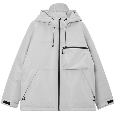 户外冲锋衣羽绒服防风防水加厚