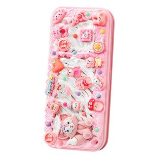 赛卓diy奶油胶文具盒材料包自制手工铅笔盒奶油胶材料包儿童学生文具盒创意DIY装饰奶油胶大容量文具盒材料包