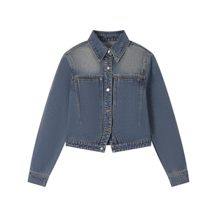 熙薇【闲适有型】2025早秋新款时尚休闲百搭气质牛仔外套L5315