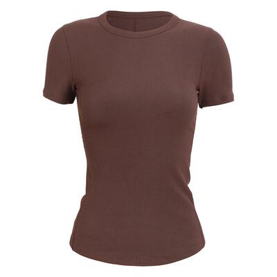 糯弹不紧勒短袖T恤修身显瘦