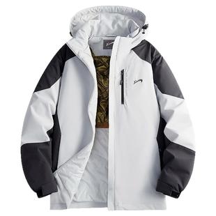 贵人鸟棉服男款2025年秋冬季新款户外冲锋夹克外套男士棉衣棉袄子