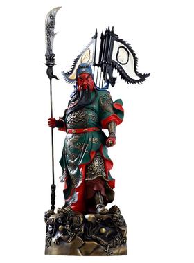 全铜关公摆件客厅武财神关羽神像