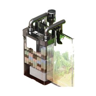乌龟鱼缸小型外置壁挂式过滤器制增氧一体机低水位净水循环三合一
