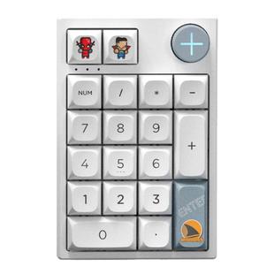 Darmoshark达摩鲨K3PRO 19键三模无线蓝牙机械数字小键盘RGB背光