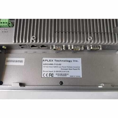 议价APLEX工业ARCHMI-712-02触摸屏。通电开机