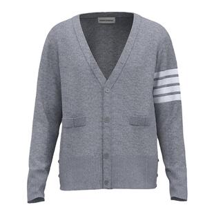 TB开衫女士外套针织衫V领高下摆收腰显瘦高级学院风毛衣tb旗舰店