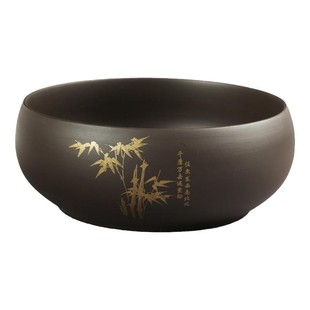 大号紫砂茶洗家用茶渣缸茶具配件复古洗茶杯的器皿小号水盂笔洗盆