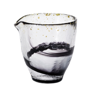 茶杯日本进口aderia石冢硝子纯手工玻璃清酒杯日式酒杯公道杯茶具