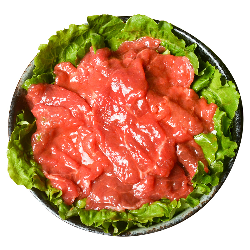 火锅嫩滑牛肉片150g半成品码味免处理涮煮火锅食材商用小包装顺丰