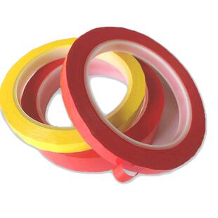 红色蓝色彩色5s定位胶带不留胶绿白黄色胶布4d厨房地面贴防水耐磨分割划线标识分区塑料细窄地标线耐高温墙面