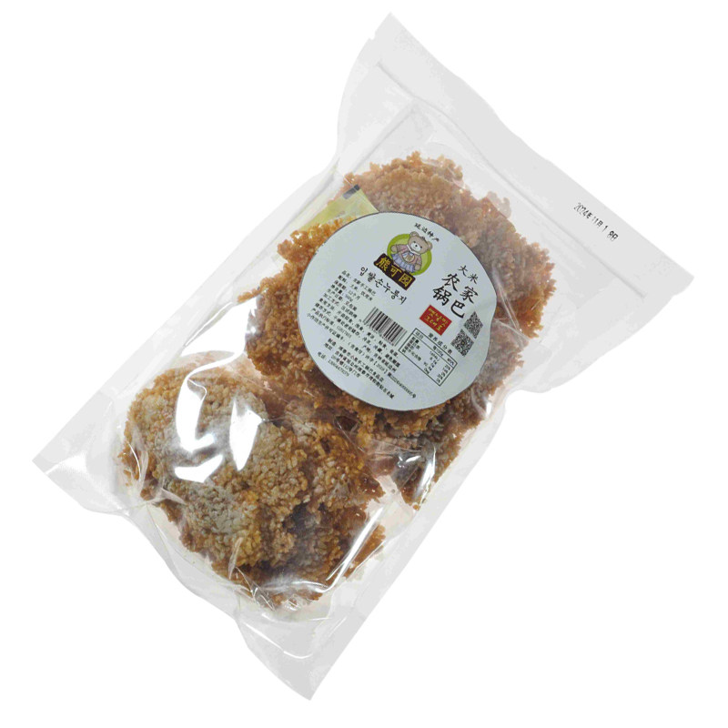 延边手工非油炸原味铁锅烘烤老式农家大米锅巴即食冲泡懒人饱腹