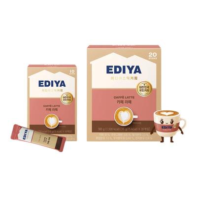 EDIYA进口香醇拿铁速溶咖啡20条