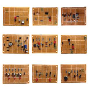 洞洞板套件 电路板制作diy学生焊接实训电子元器件焊接练习板散件