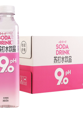 哇哈哈苏打水500ml无糖弱碱性
