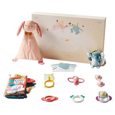 babycare安抚摇铃礼盒送礼专用