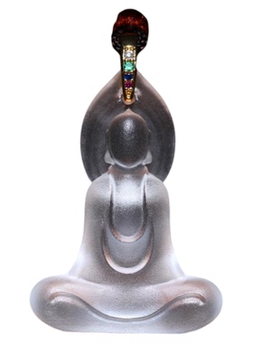 无相佛吊坠项链惠古琉璃男女