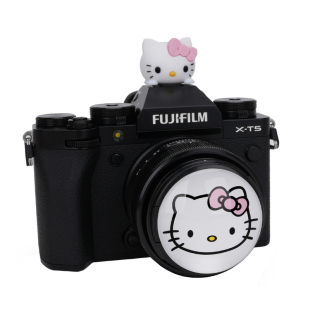 凯蒂猫相机镜头盖热靴适用M50佳能R50富士XT50尼康Z30索尼ZVE-10