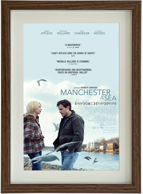 经典电影海边的曼彻斯特海报照片相框挂画摆台壁画文艺复古装饰画