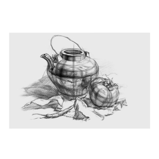素描静物几何体临摹卡片美术生新手入门石膏单体组合石膏像结构