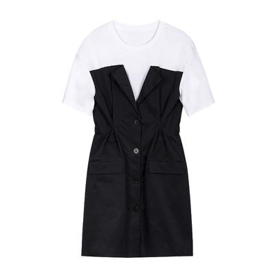 MindBridge夏季通勤韩版黑色裙