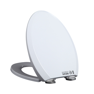 脲醛加厚马桶盖家用通用大UVO型油压厕所板缓降静音老式坐便盖子